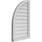 Ekena Millwork Quarter Round Top Left Surface Mount PVC Gable Vent w/ 2"W x 2"P Brickmould Sill Frame, 20"W x 32"H GVPQL20X3203SN - alternate 2